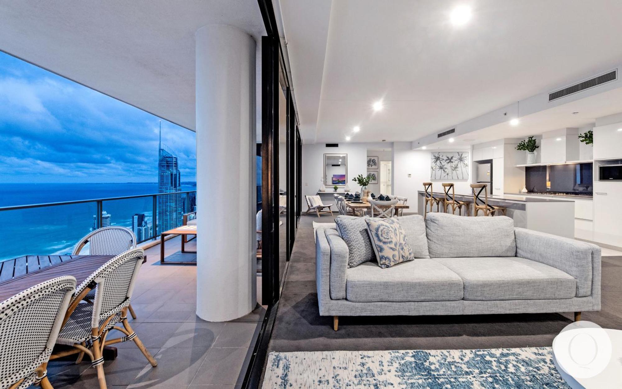 5 Bedroom Executive Sub Penthouse In The Heart Of Surfers With Full Ocean Views - Sleeps 12 - Circle On Cavill Amazing!! Gold Coast Exteriér fotografie